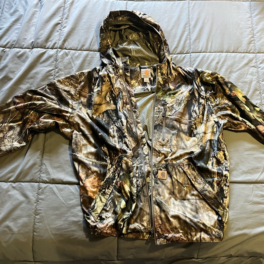 Carhartt camo rain jacket